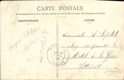 CPA Fantaisie Femme le courrier de Madame 