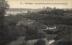 CPA Flavigny Vue Generale Prise au Lavoir de la Recluse
