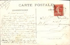 CPA Bonne Annee Char Colombes 