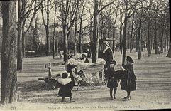 REPRO Scenes Pabisiennes Aux Champs Elyses Enfants