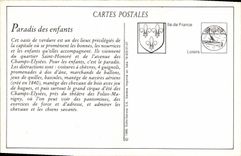 REPRO Scenes Pabisiennes Aux Champs Elyses Enfants