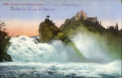 CPA Rheinfall Und Schloss Laufen