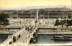 CPA Paris Place de la Concorde Panorama 