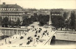 CPA Paris La Place du Chalelet