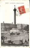 VINTAGE POSTCARD Paris the Place Of the Bastille Column of July