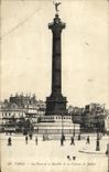 CPA Paris La Place de la Bastille et La Colonne De Juillet