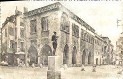 CPA Perpignan La loge de mer et le cafe de France 