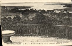 CPA Avranches La Baie du MOnt Saint Michel Vue du Jardin des Plantes