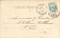 VINTAGE POSTCARD Regarde That Ci Is Beautiful Child Woman