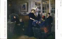 VINTAGE POSTCARD Paris Living rooms De Leonie Michaud Glorious relics