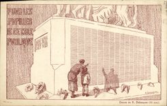 VINTAGE POSTCARD For the Pupils of L public school