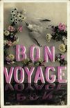 VINTAGE POSTCARD Good Voyage bird