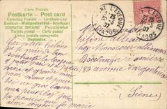 Trebol de las flores de los polluelos de Pascua de la POSTAL de la VENDIMIA feliz