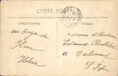 POSTAL de la VENDIMIA las flores del pensamiento