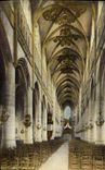 VINTAGE POSTCARD Lisieux L Church St Jacques the Nave