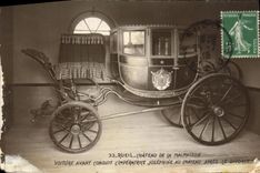 CPA Rueil Chateau De La Malmaison Voiture ayant conduit l imperatrice au chateau apres le divorce