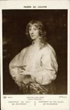 VINTAGE POSTCARD Museum Of Louvre Paris Anton Van Dyck Portrait of the Duke of Richmond