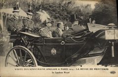 CPA Visite Des Souverains Anglais A Paris La Revue De Printemps le landeau royal 