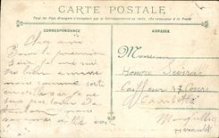 VINTAGE POSTCARD Funeral of the Victims Of Latouche Treville the Thomson Minister