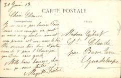 VINTAGE POSTCARD Paris Gardens Of Tileries the Charmer D birds TOP