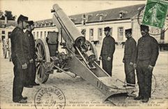 CPA Artillerie lourde de campagne Canon Rimalho