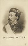 VINTAGE POSTCARD Dr  Miroslav Tyrs