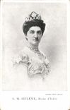 CPA Helene reine d Italie