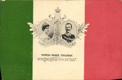 VINTAGE POSTCARD Marcia Reale Itallana