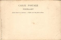 VINTAGE POSTCARD Hello Of the Flags Merry entered of L AA RR the prince and the princess of Belgium