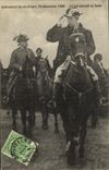 CPA Avenement Du Roi Albert 23 decembre 1909 Le roi saluant la foule 