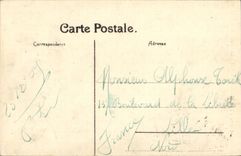 CPA Avenement Du Roi Albert 23 decembre 1909 Le roi saluant la foule 