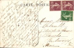 VINTAGE POSTCARD Vieille door D entered has GErvieres close Noiretable