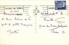 VINTAGE POSTCARD Bordeaux the cathedral the Tower Pey Berland