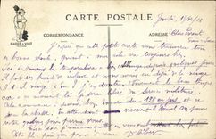 VINTAGE POSTCARD L Militaria clothing