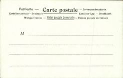 CPA La poste au montenegro