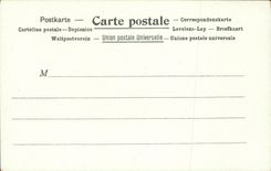 VINTAGE POSTCARD the post office in Denmark
