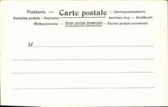 CPA La poste dans la republique Argentine Lama