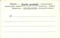 CPA La poste au Cachemire Inde