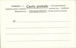 VINTAGE POSTCARD the post office in Turkey