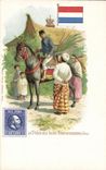 CPA La poste aux Indes neerlandaises Cheval Indonesie