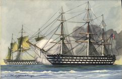 CPM Bateaux Combat a l embossage Haffner voilier 