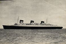 MODERN CARD General Co Transatlantic S Normandy Line Le Havre England New York