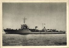 CPA Bateau Aviso Chamois 