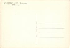 VINTAGE POSTCARD Boat La Motte picquet Cruiser of 8000 tons