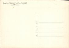 VINTAGE POSTCARD Boat Destroyer Ex Fleuret