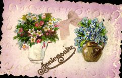 CPA Fantaisie Fleurs