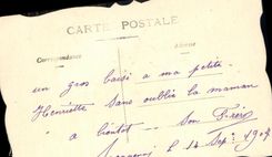 CPA Fantaisie oiseau