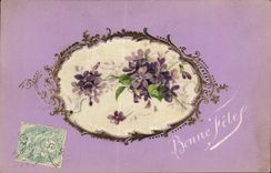 CPA Fantaisie Fleurs 