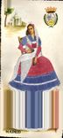 MODERN CARD Fantasy Spain Woman Folklore