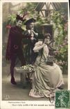 VINTAGE POSTCARD Fantaisie Mephistopheles Woman has Faust Diable
